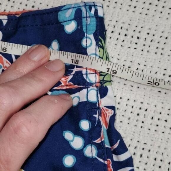 Nautica Graphic Aquatic Design Cinched Pocketed Sz. XL Board Shorts - Picture 5 of 11